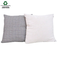 Sustainable Recycled Cotton Cushion Case  Zipper Opened Square Eco-friendly Cushion Cover from pre-consuming cotton scraps